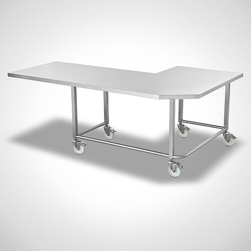 Mobile L-shape worktable Type ATFI-U-F SON 22-08, id. no. 22-63012 