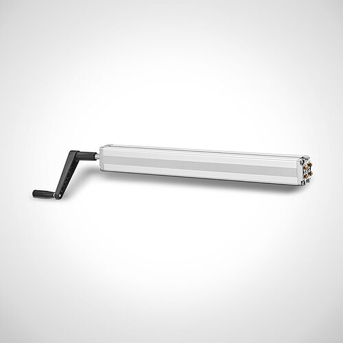 Manual crank with pump 