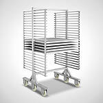 Smoke house trolley Type RW-H design with 25 layers and 