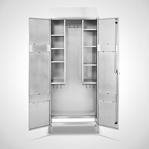 Cleaning agents cabinet with feet Type PMS-S, (Interior) 