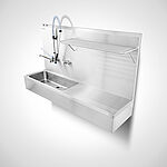 Wall-mounted parts washing station Type TW-SON-13-1925.2, Id.-No. 21-63258