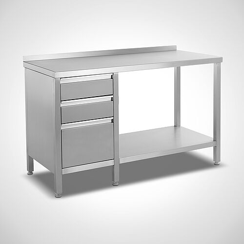 Work tables Type AT-B-SL 140/60, art. no. 20.00.08.50 