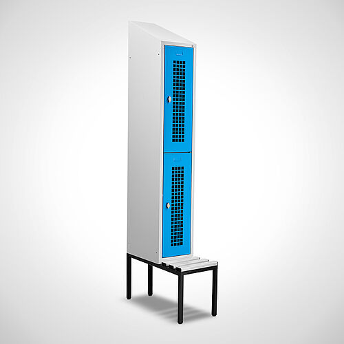 Locker, two-storey Type GS2-SB-ST-EU 1 compartment-300 mm compartment width, art. no. 45.00.04.30 