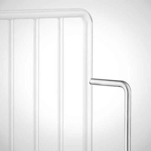 Locking bracket "Pig's ear" Type GSB-II for retrofitting to a railing, item no. 74.04.70.19 