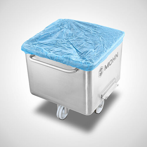 PP-nonwoven fabric food cover Type ADH-H-B in color blue for bin trolleys, art. no. 99.90.00.38 
