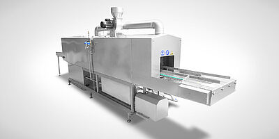 Special pass-through washing machine for buckets, tins and puches, ID 20-65394 