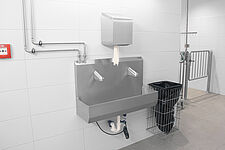 Multiple hand wash basin Type WR-HL 2/41 with medium supply from top, art. no. 12.00.01.62, ID 18-62583 