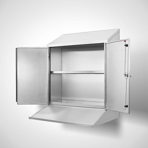 Wall-cabinet with slant-top desk Type WS-IB 100-40/80, art. no. 21.00.00.00 