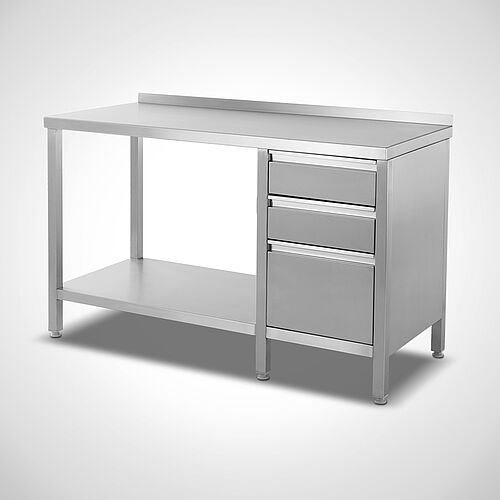 Work tables Type AT-B-SR 140/60, art. no. 20.00.08.80 