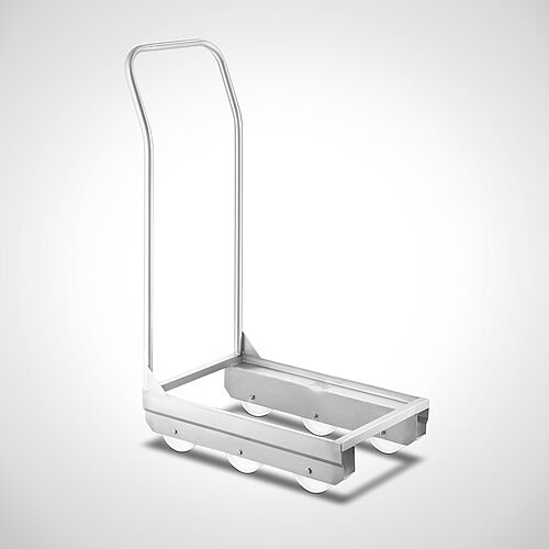 Stainless steel trolley with push handle Type STR-2, art. no. 40.00.00.04 