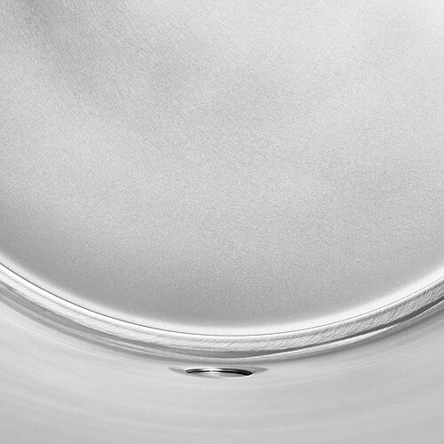 Mixing trough inside trough: on front side with hygienic drain 