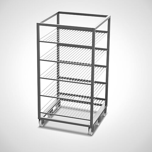 Smoke and cooking trolley Type RKW-VM E5 with 5 layers, art. no. 40.00.10.24 