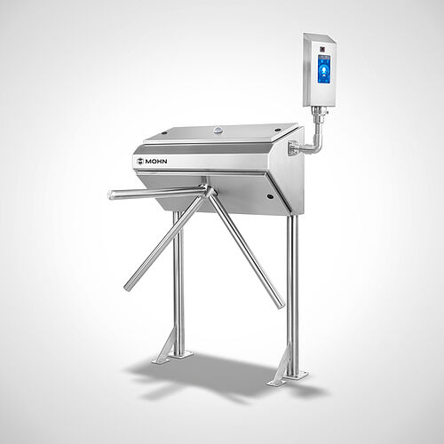 Electrical Turnstile Type DK-E Highline with optionally Face Checkpoint, art. no. 11.10.07.17 + 16.10.00.19 