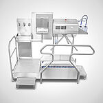 Hygiene Station Type Check-In-Station III HIGHLINE with lateral entry 