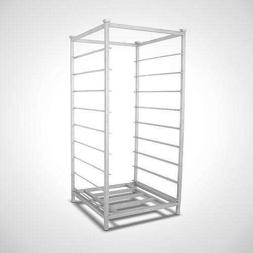 Smoking rack for fish or meat products Type RAGE-M/E SON with 9 layers, ID no. 14-61240 