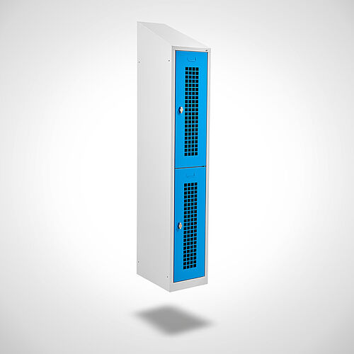 Locker, two-storey Type GS2-WH-ST-EU 1 compartment-300 mm compartment width, art. no. 45.00.04.00 