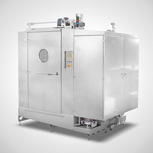 Cabin washing system Type KWA-UDT, art. no. 11.10.02.91, door closed 