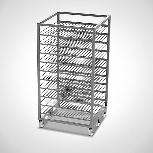 Smoke and cooking trolley Type RKW-VM E10 with 10 layers, art. no. 40.00.10.29