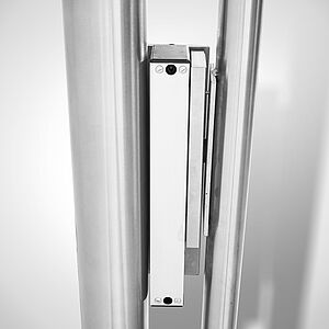 Flächenhaftmagnet-Verriegelung, Art.-Nr. 39.00.05.06, Ansicht bei geschlossenem Tor 