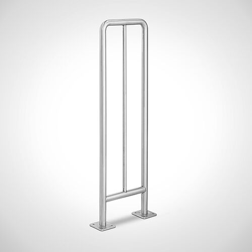 Edelstahl-Geländer Typ G-II 129/040: Art.-Nr. 72.12.90.40, Länge 400 mm 
