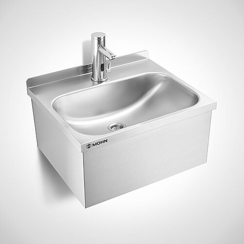 Hand wash basin Type HWB-SA 55 with sensor-operated faucet, art. no. 11.00.00.45 