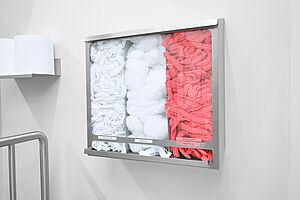 Muldi dispenser for disposable clothes Type EMS-3 with separating inner walls, Id No. 21-60660-8-21 