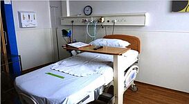 ACROLEN wall protection (acryl vinyl) in patient room
