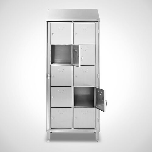 Laundry output cupboard Type WAS-AF-VA-EU-2-5 (10 compartments), art. no. 45.10.07.55 (frontside) 