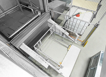 Cabin washing system Type KWA-Rotar, different container designs and sizes washable 