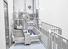 Zweispurige Hygieneschleuse Typ Control-Star 2000 D/B Highline 