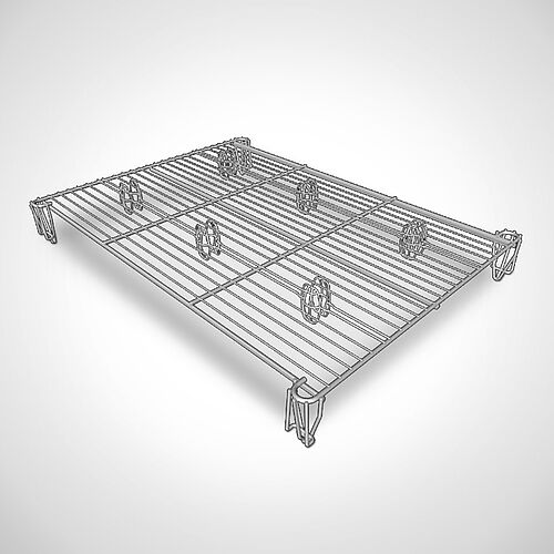 Stackable sieve (ripening form horde) made of stainless steel 