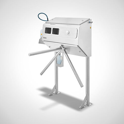 Automatic soap dispenser with turnstile + document tray Type Soap-Control SL-Highline 