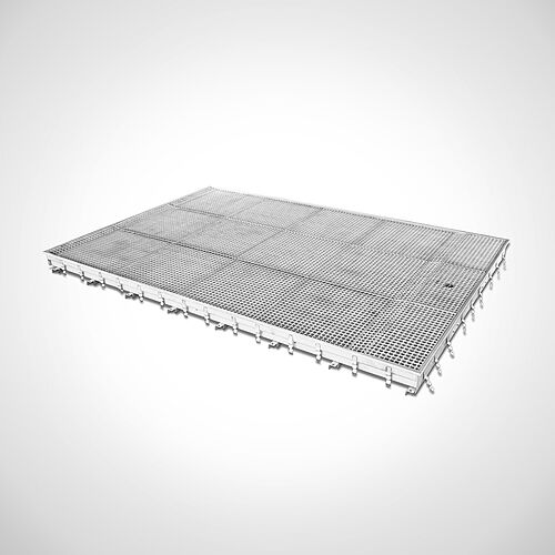 Drivable stainless steel disinfection basin type DB-E (B) for floor-level installation, ID 21-62359.1 