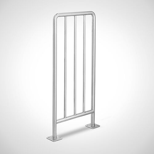 Edelstahl-Geländer Typ G-II 129/060: Art.-Nr. 72.12.90.60, Länge 600 mm 