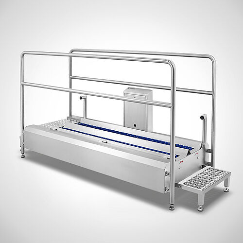 Pass-through sole cleaning machine Type Sole-Star 2000 Ecoline, left hand version, item no. 11.10.08.45