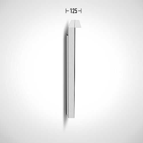 Foldable wall table Type WKT, only 125 mm space required when folded in 