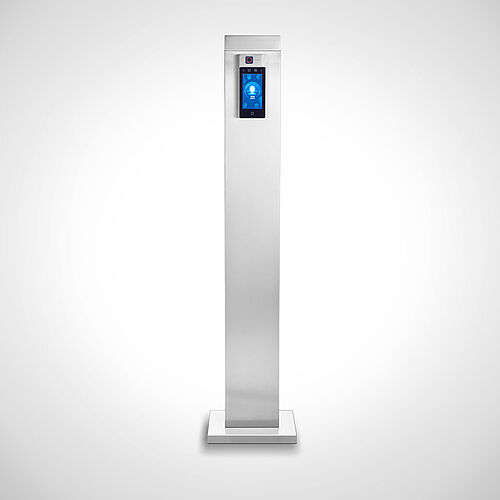 Face Checkpoint with hygiene rack Type FCP-SA, art. no. 16.10.00.21