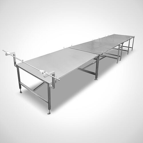 Custom made packaging table made of stainless steel Type VPT-H, art. no. 99.10.01.86
