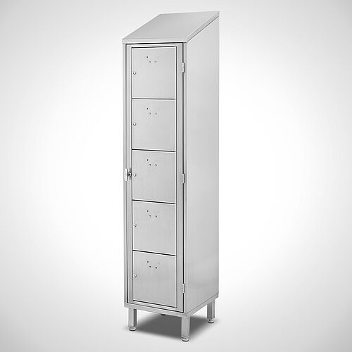 Laundry output cupboard Type WAS-AF-VA-EU-1-5 (5 compartments), art. no. 45.10.07.54 (right) 