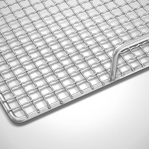 Grid type GR-ER-WG, single frame with corrugated grating, art. no. 99.10.02.16, straight handle 