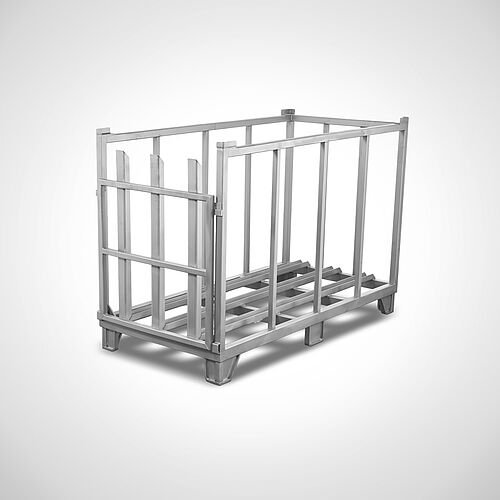 Transport rack for 300 Liter meat trolleys Type TG-HBW 300, art. no. 40.00.02.36 