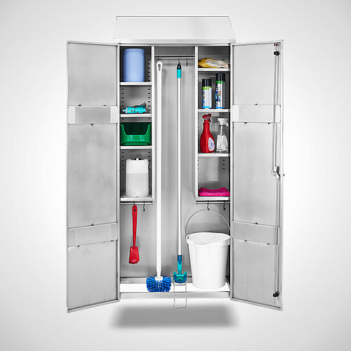 Wall-mounted cleaning agents cabinet Type PMS-W (delivery without accessoires) 