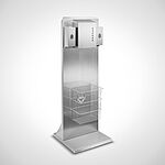 Infection protection station Type INFS/55-160 with automatic disinfection dispenser 