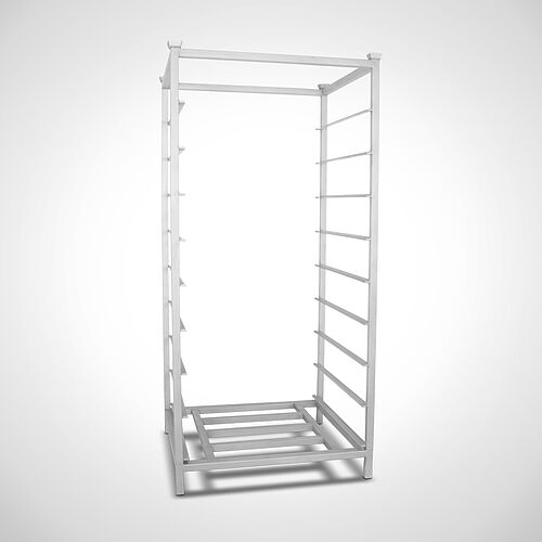 Smoking rack for fish or meat products Type RAGE-M/E SON with 9 layers, ID no. 14-61240 