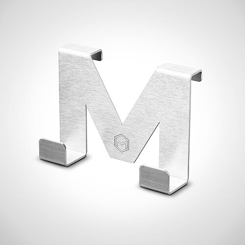 Stainless steel overdoor rack Type TG-M-2, usable for work coats