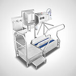 Hygiene Station Type Check-In-Station III HIGHLINE with lateral entry 