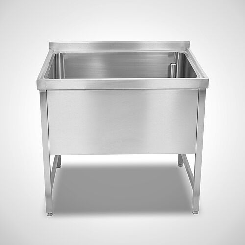 Sink unit Type SPT-1B/OA without dripping surface, base strutted, art. no. 99.10.10.00 