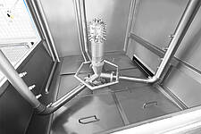 Cabin washing system Type KWA-200, lower nozzle system with a hedgehog head nozzle from the side maintenance door 