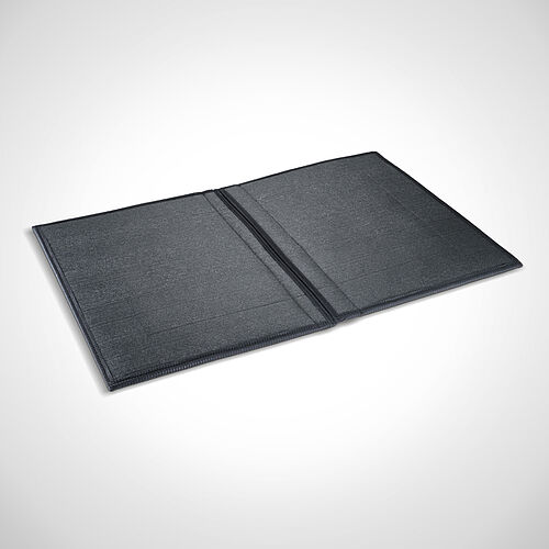 Disinfection mat with optional velcro connection to connect several mats