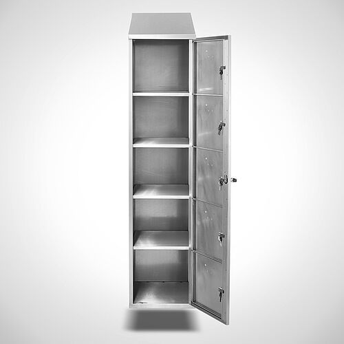 Wandhängender Wäsche-Ausgabeschrank Typ WAS-WH-VA-EU 1/5, Art.-Nr. 45.10.07.50 